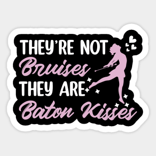 baton twirling lover Sticker